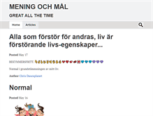 Tablet Screenshot of danceplanet.se